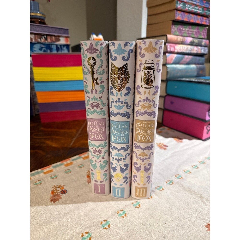 Once Upon A Broken Heart Set B&N Exclusive Lilac Library DJ All Signed